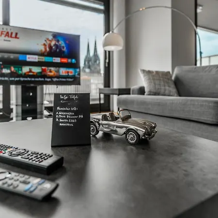 Апартаменты Klassen - Exklusives Luxus Loft Am Dom - Dachterrasse, Traum-aussicht Кёльн