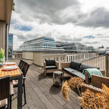 Апартаменты Klassen - Exklusives Luxus Loft Am Dom - Dachterrasse, Traum-aussicht Кёльн
