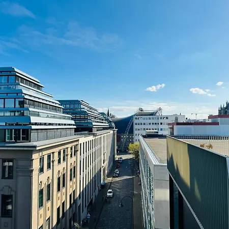 Apartment Klassen - Exklusives Luxus Loft Am Dom - Dachterrasse, Traum-aussicht Cologne
