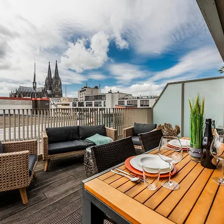 Klassen - Exklusives Luxus Loft Am Dom - Dachterrasse, Traum-aussicht Cologne