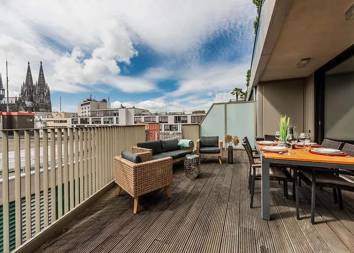 Klassen - Exklusives Luxus Loft Am Dom - Dachterrasse, Traum-aussicht Cologne